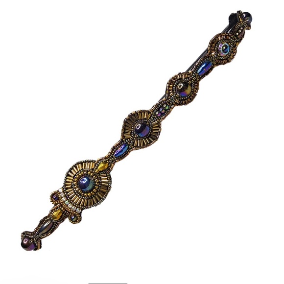 Accessories - 🎇🎉Retro Metallic Bronze Ornate Vintage Style Stretchy Headband